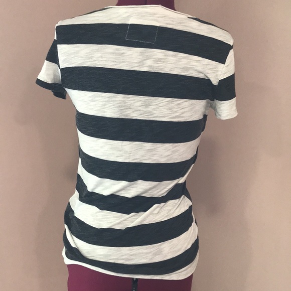 Cute Tee with Pocket Beetlejuice Striped Shirt - Picture 2 of 2